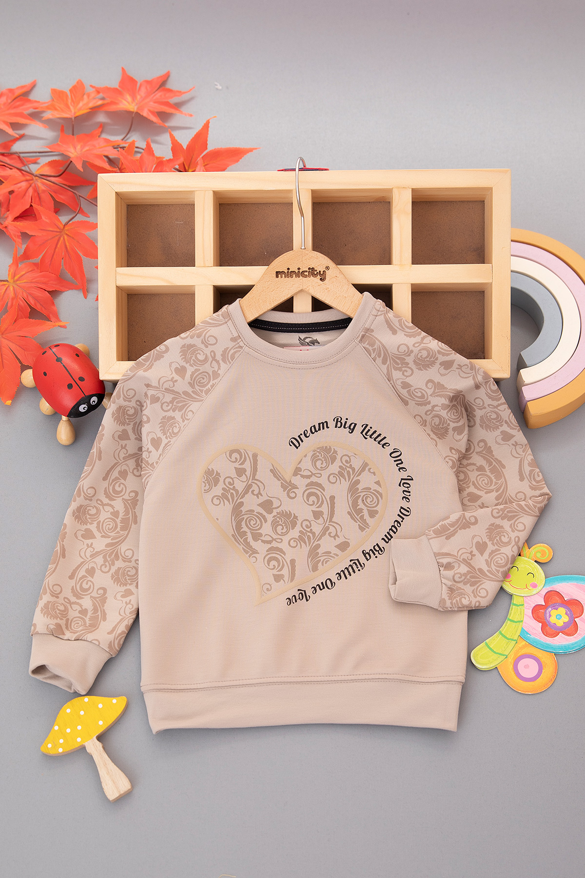 Kız Çocuk Desenli Drem Big Baskılı Sweat   190400 (3 12 Yaş)