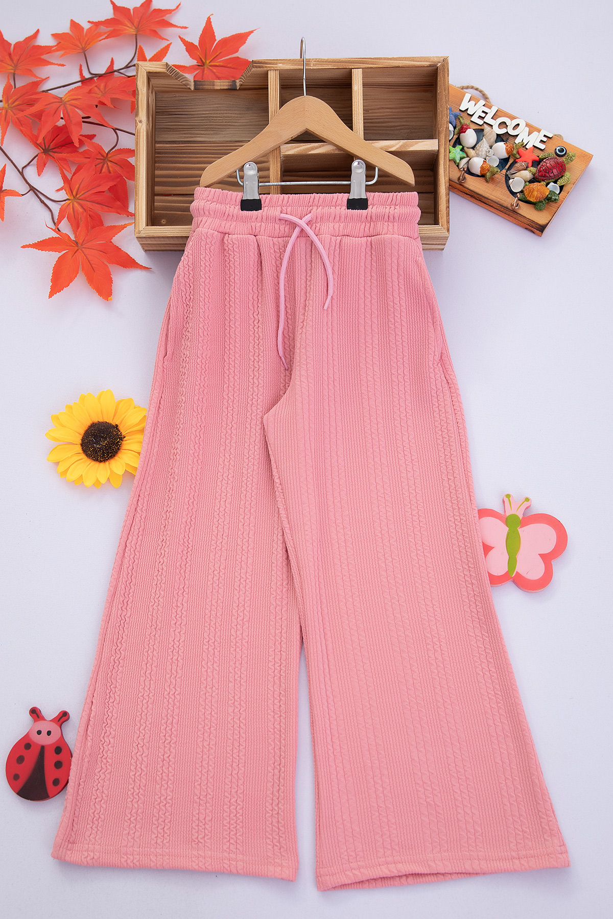 Kız Çocuk Bol Paça Jogger Pantolon   20107 (11 14 Yaş)