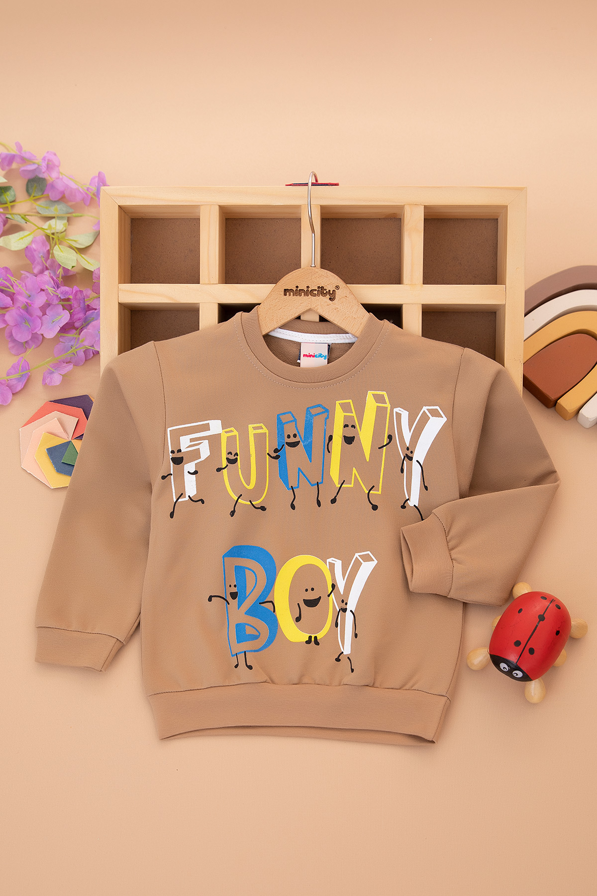 Erkek Çocuk Funny Baskılı Mevsimlik Sweat (8 12 Yaş)
