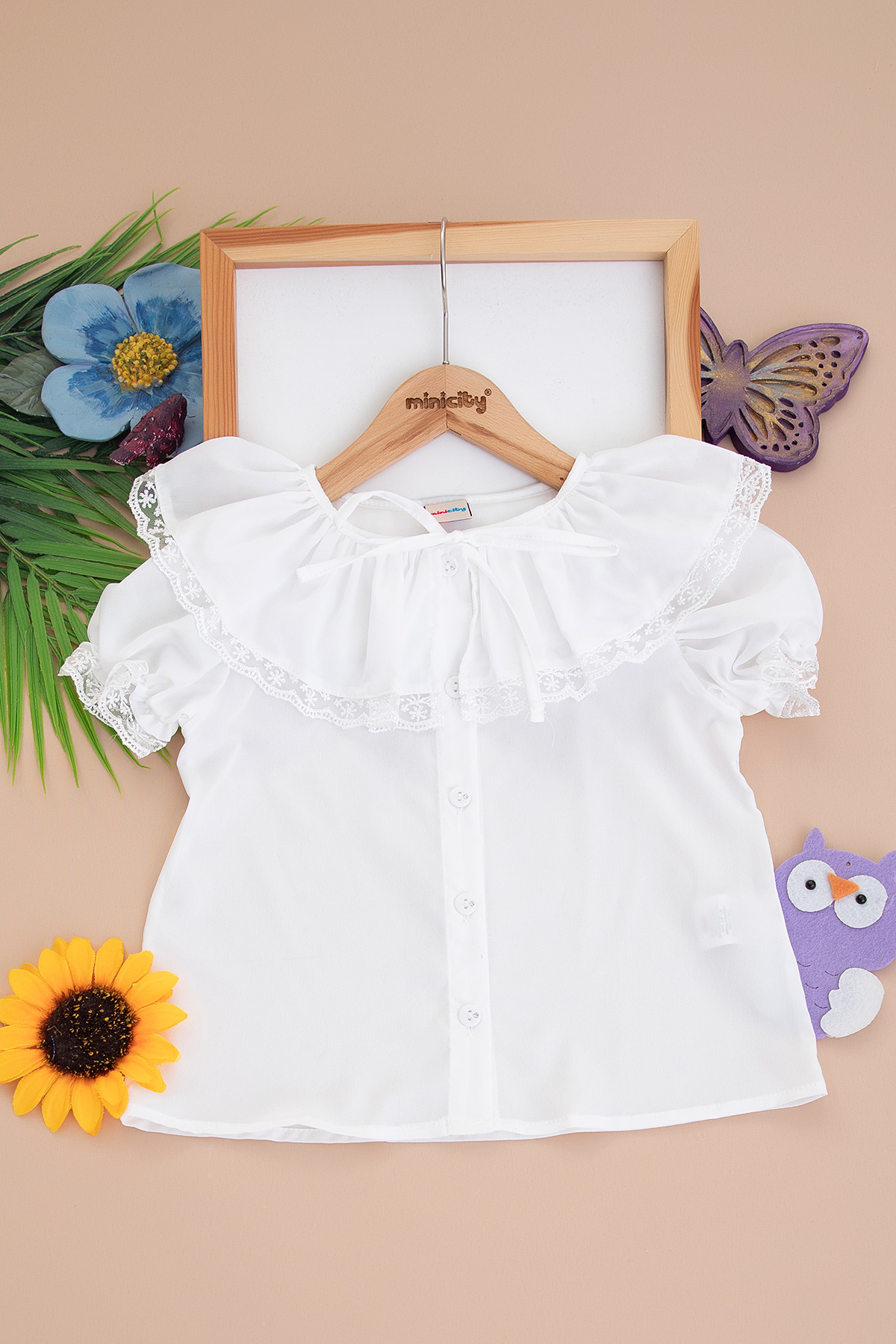 Kız Çocuk Prices Yaka Gömlek   6114 (5 8 Yaş)