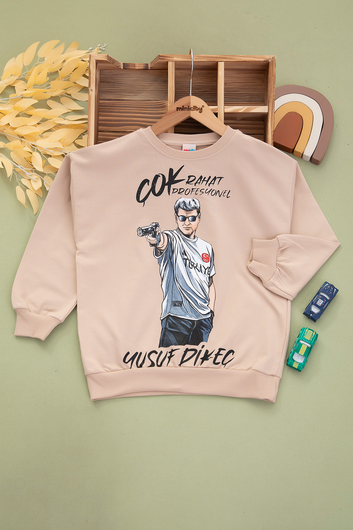 Erkek Çocuk Yusuf Dikeç Baskılı Sweat (8 12 Yaş)