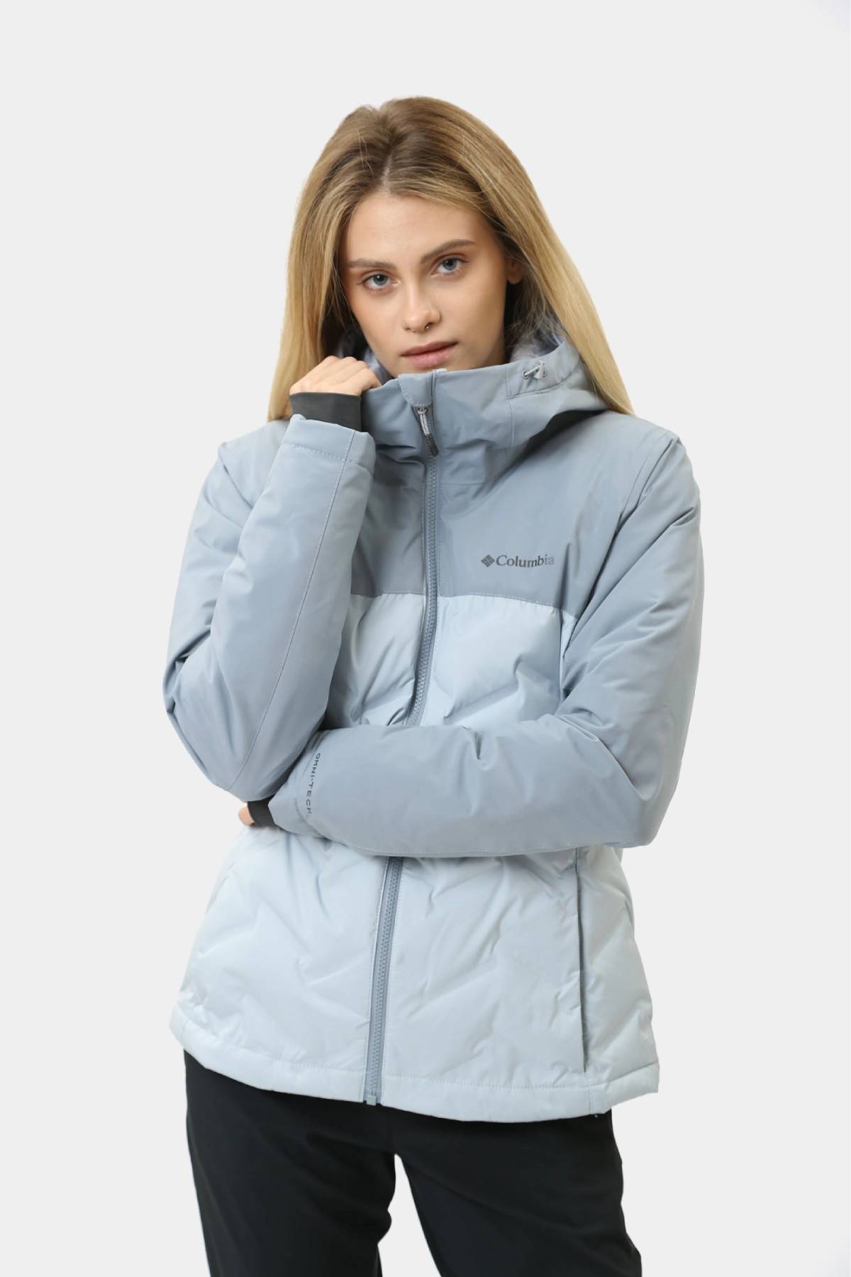 grn outdoor 60/40DOWN JACKET GRAY Mサイズ 手早い 登山 MW