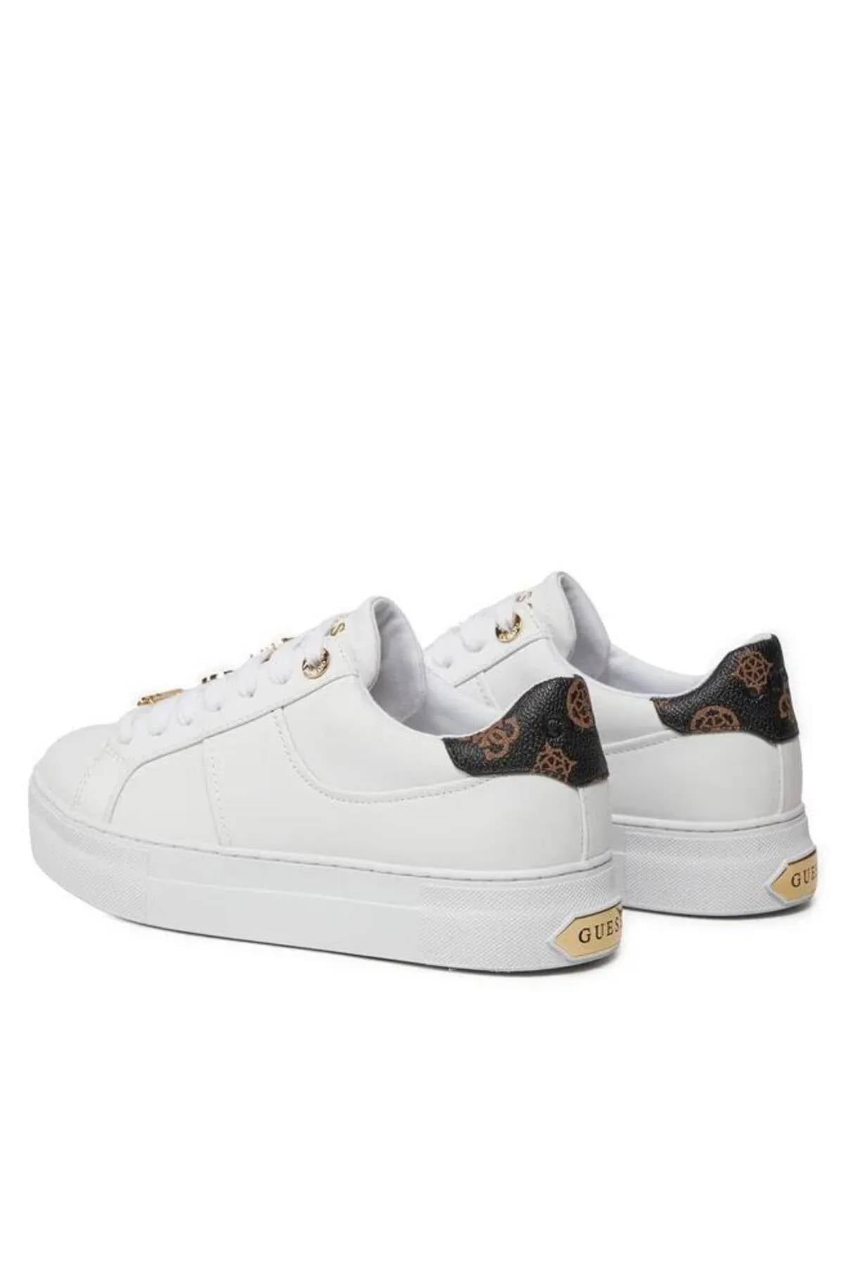 Guess Kadın Beyaz Sneaker-Beyaz