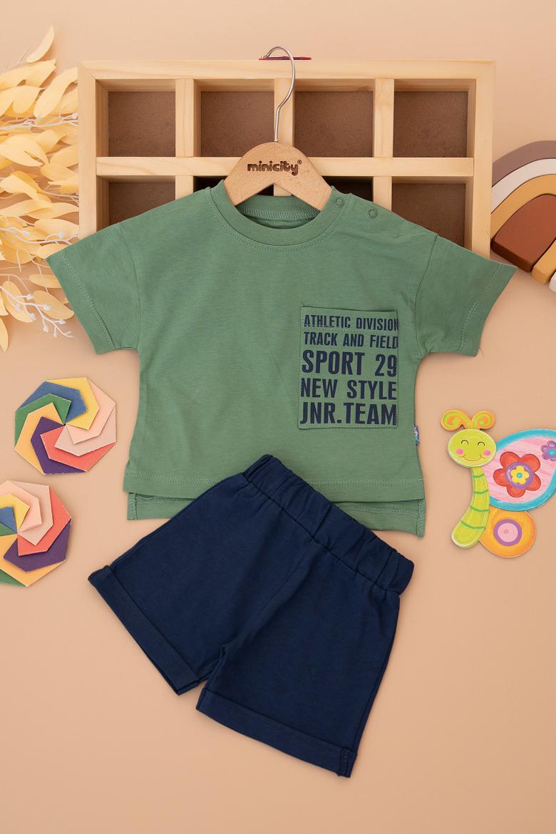 Erkek Bebek Enjoy Sport Şortlu Takım - 25145 (9-24 Ay)