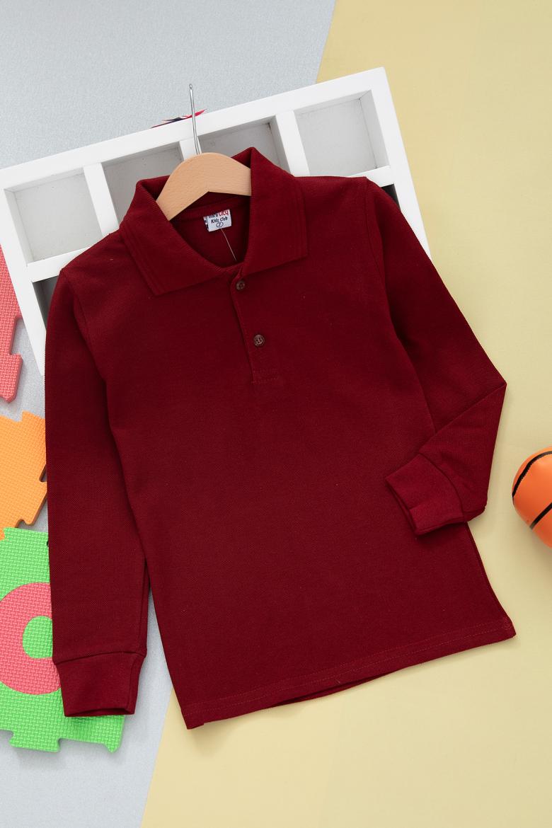 Çocuk Uzun Kol Polo Yaka T-Shirt