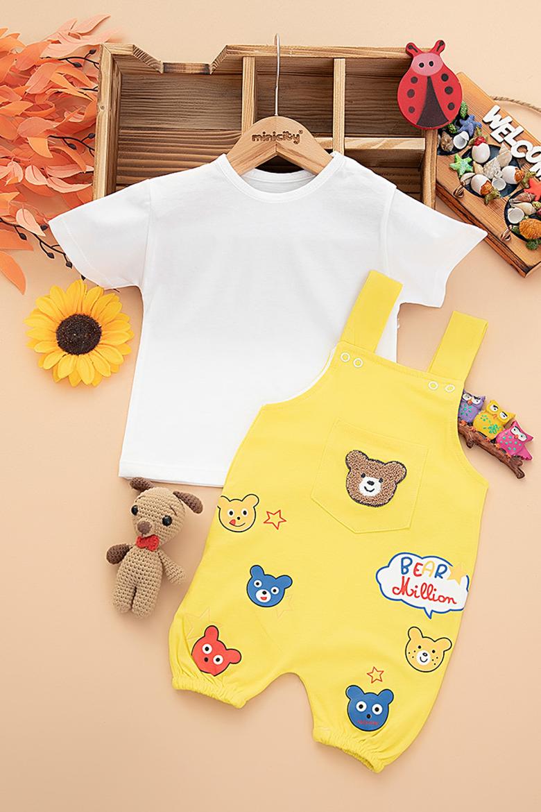 Bebek Bear Million Şort Tulum - 4216 (3-9 Ay)