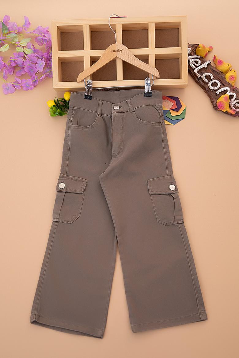 Kız Çocuk Palazzo Komando Pantolon - 7330 (12-16 Yaş)