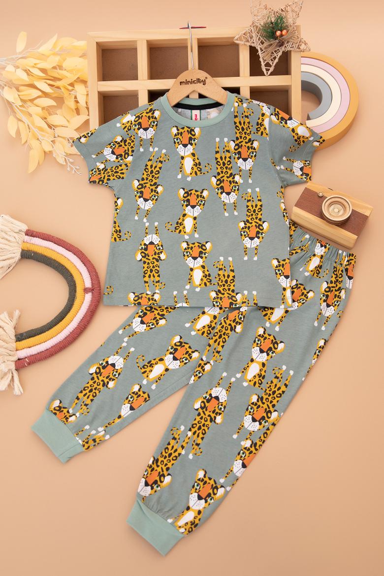 Çocuk Baskılı Pijama Takımı - Hs-01 (2-7 Yaş)