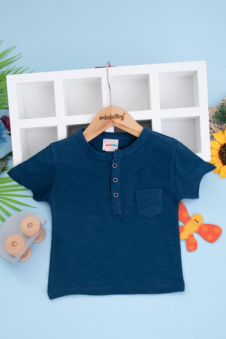 Erkek Bebek Cepli Patlı T-Shirt (6-36 Ay)