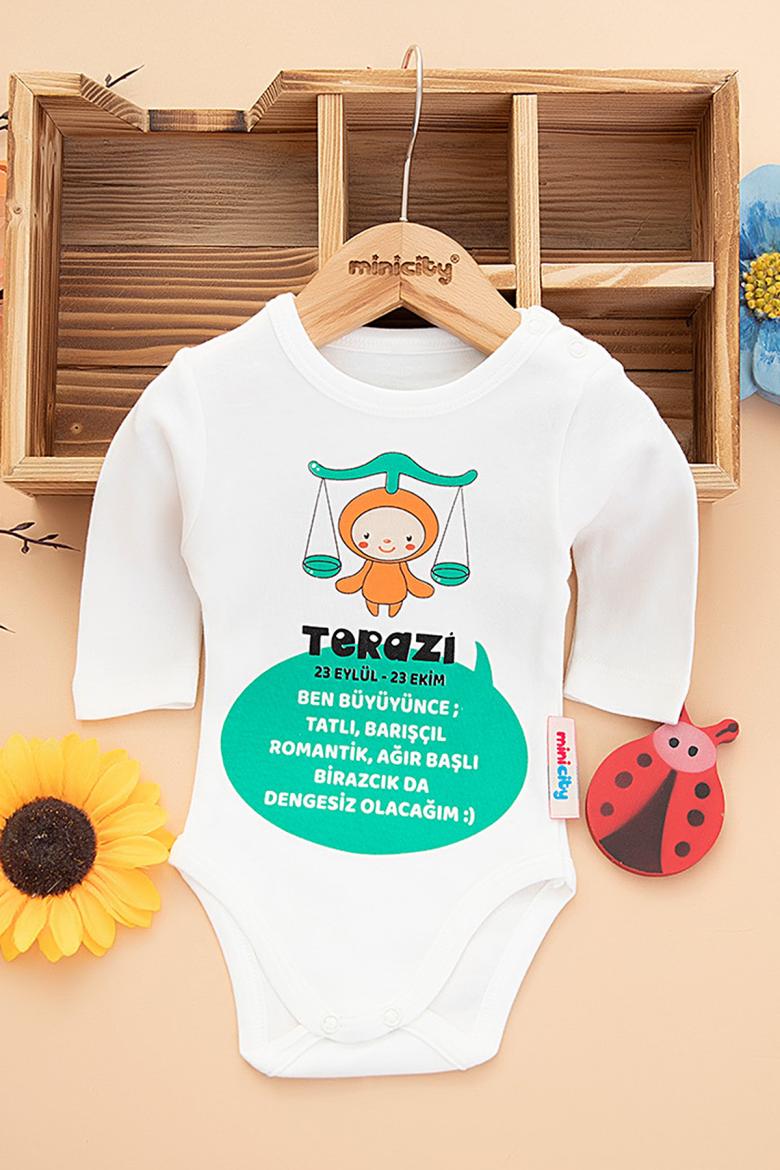 Bebek Baskılı Uzunkol Body - 1220-1221