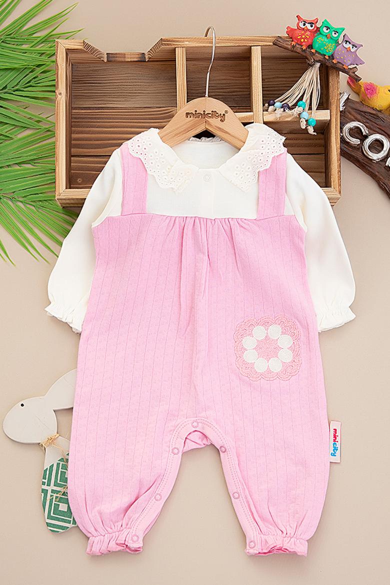 Kız Bebek Krabi Salopetli Tulum - 233202 (6-12 Ay)