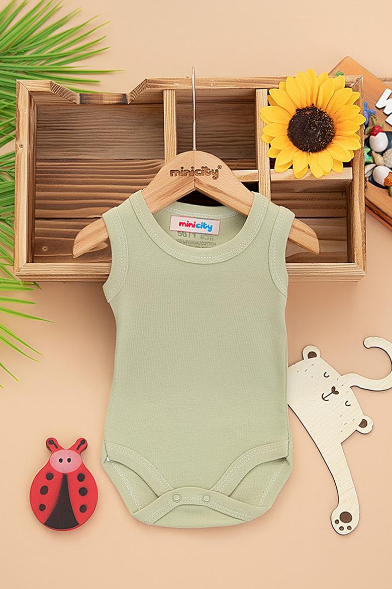 Bebek Düz Çıtçıtlı Atlet Body - 7076