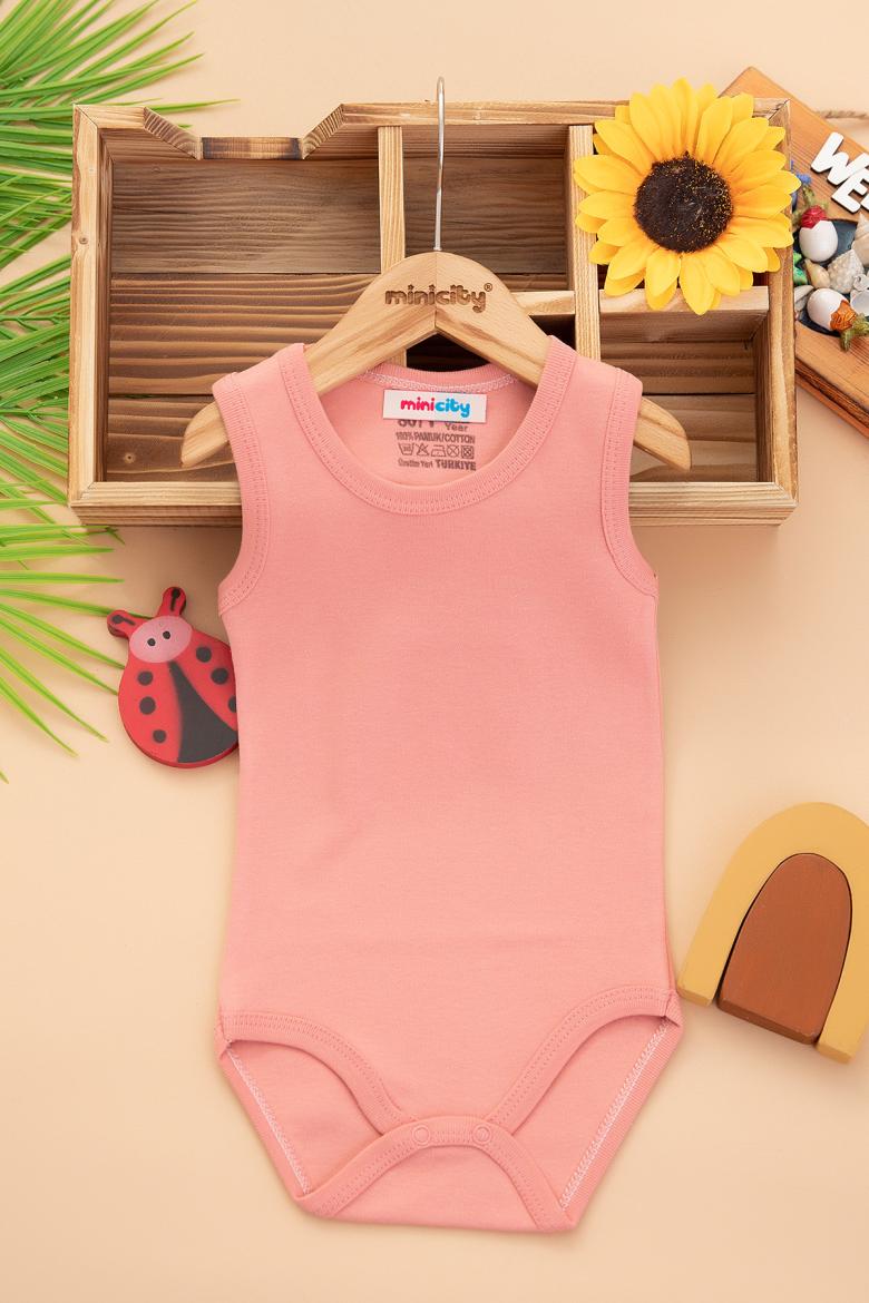Bebek Düz Çıtçıtlı Atlet Body - 7077